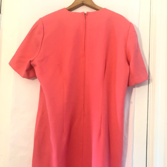 Vintage Henry Lee Petite Neon Dress Workwear Pink - Picture 3 of 8